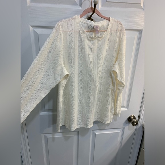 Logo by Lori Goldstein blouse size 1X - Picture 3 of 4